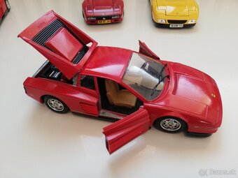 1:24 Bburago 4ks FERRARI modely 80 roky - 18