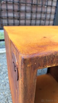 Ohniskovy gril 100cm corten - 18