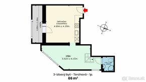 Slnečný 3-izbový apartmánový byt - Terchová - 18