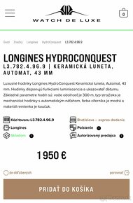 LONGINES HYDROCONQUEST L3.782.4.96.9 - 18