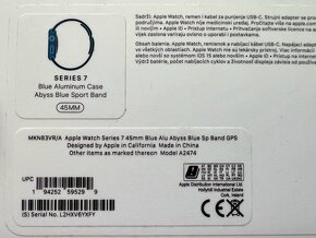 Apple Watch 7 45 mm Blue Aluminium - 18