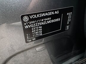 Volkswagen Tiguan Allspace 2.0TDi DSG r.v2020 - Odpočet DPH - 18