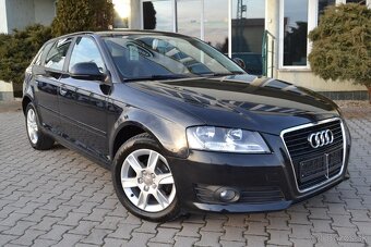 AUDI A3 1.9 TDI, ČIERNA METALÍZA, KLÍMA, ELEKTRÓNY R16 - 18