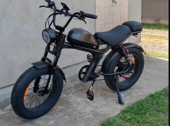 Štýlový fat ebike Emoko,20x4..0",1000W,20Ah 960Wh,50km/h,80 - 18