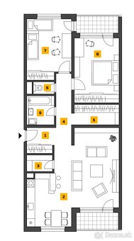 Nadštandardný, zariadený 3i byt 100m2 + podzemná garáž - 18