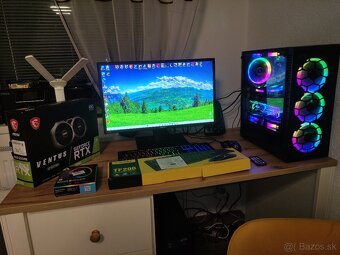 Herný PC + Monitor +klavesnica + myš - NOVÉ - 18