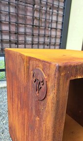 Zahradny gril corten pult - 18