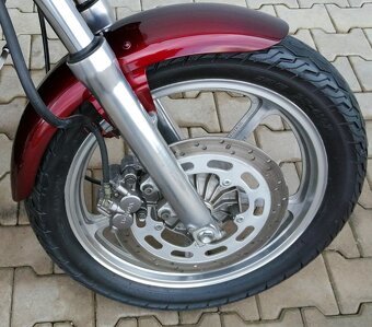 HONDA SHADOW VT1100 V TWIN, / KRÁSNY originál stav, - 18