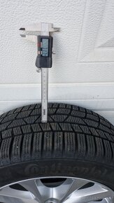 Zimné Alu na Mazdu 225/55 R17, 5x114,3, Continental - 18