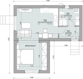 Bývanie pre každého - nízkonákladový dom Aruall, model A4 - 18