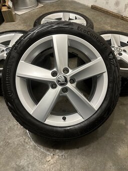 Letná sada 5x100 R16 , 215/45/16 - VW Polo, Fabia, Rapid - 18