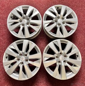 5x108 R17 Orig. alu disky Peugeot 3008 - 5008 / ET 42 - 18