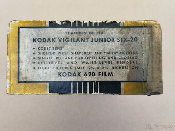 Starý fotoparát KODAK VIGILANT JUNIOR SIX 20 - 18