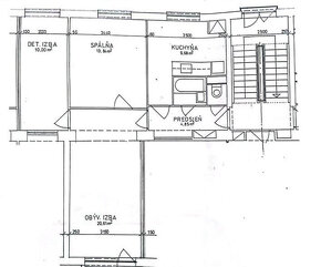 3izb, Haburská, 70m2, p. 3/3, balkón,tehla, kotolňa, Štrkove - 18