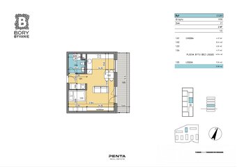 BOSEN I 1,5 izbový byt s parkovaním v novstavbe Bory Promená - 18