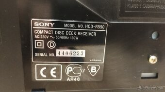 Predám HI-FI vežu Sony HCD-R550 - 18