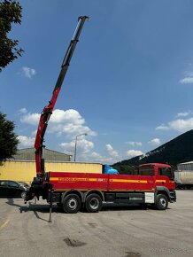 MAN TGS 26.360 EURO 6 valník s hydraulickou rukou TOP stav - 18