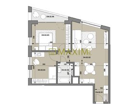 3-izbový byt v bytovom dome PRÚDY - 18