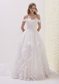 Svadobné šaty Pronovias Elodia off shoulder - 18