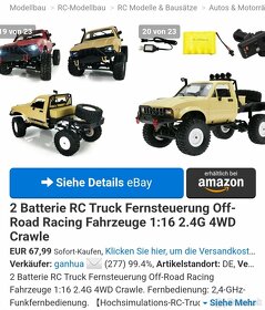 RC model Off-Road auta 4WD 1:16 2,4GHz - 18