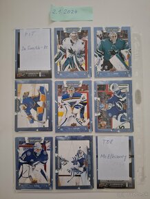 Hokejové karty - brankári COMPENDIUM BLUE - 18