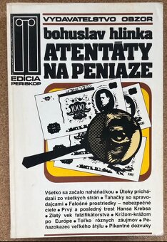 Kniha Atentáty Na Peniaze Bohuslav Hlinka - 18