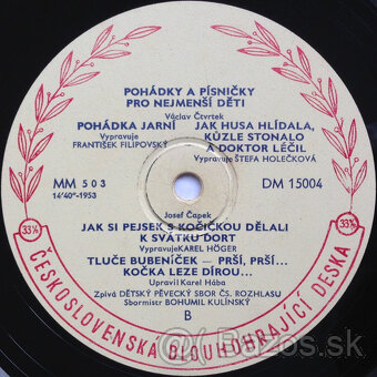 LP CESKE ROZPRAVKY A PLATNE PRE DETI PREDAM - 18