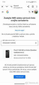 Google Pixel 9 128GB Obsidian, nový, komplet,záruka 22/10/26 - 18