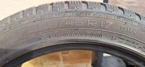 4 ks ZIMNÉ 225/45 R17 91H NOKIAN cca 6-7 mm  rok 2021 a 2018 - 18