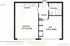 Nestor Capital-Štartovací investičný byt v centre Senici - 18