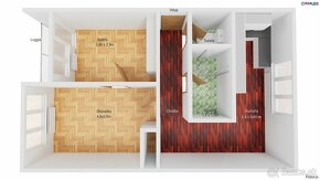 2 izbový čiastočne zrekonštruovaný byt s loggiou, dvoma pivn - 18
