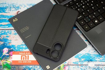 Silikónové puzdro s koženkovým vzorom Xiaomi / Redmi / Poco - 18