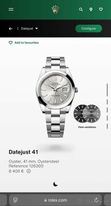 Rolex Datejust II 41mm - 2018 - Silver - 18