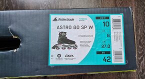 Nove damske kol.korcule, Rollerblade ASTRO 80 SP W, vel.42 - 18