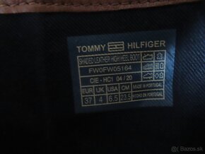 Kožené čižmičky Tommy Hilfiger, veľ.37 - 18