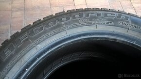 ZIMNÉ 215/55 R17 2 ks MICHELIN a 4 ks BF-GOODRICH cca 5-6 mm - 18