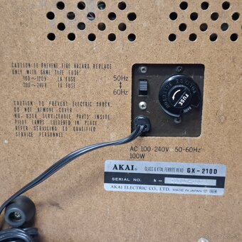 AKAI GX-210D / REEL TO REEL / STEREO TAPE RECORDER - 18