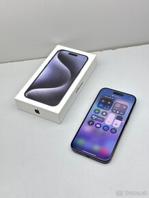 iPhone 15 PRO BLUE TITANIUM ORIGINÁL STAV PRÍSLUŠENSTVO - 18