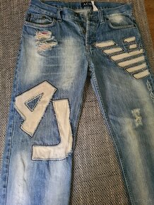 Panske jeansy Armani jeans oversize a M&D - 18