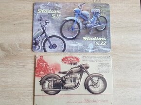 Retro plechové cedule JAWA - 18