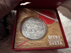 STRIEBORNÁ MINCA séria 7ks Bitky v dejinách sveta (Kremnica) - 18