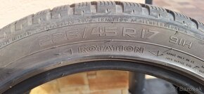 4 ks ZIMNÉ 225/45 R17 91H NOKIAN cca 6-7 mm rok 2021 a 2018 - 18