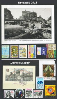 Poštové známky, filatelia: Slovensko 1993-2020 - 19