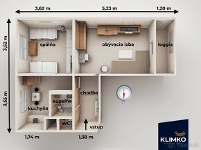 PRENÁJOM | 2 izbový byt v Prešove na Levočskej ulici - 19