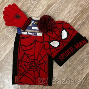 Set-nové/Detský zimný set Spider-man,čiapka,rukavice,šál - 19