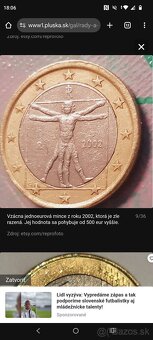 Predám vzácne 2€, 1€ mince - 19