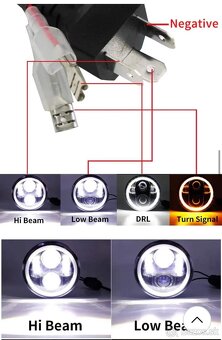 LED Svetlá okrúhle 178mm 7'' a 143mm 5,75' - 19