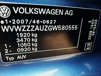 Volkswagen Golf Sportsvan 1.6TDi WEBASTO - SERVIS - 19