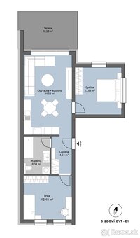 PREDPREDAJ: novostavba 3-izbového bytu s vlastnou záhradou - 19