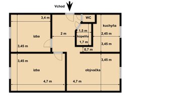 Na predaj 3 izbový slnečný byt vo výbornej lokalite, Poprad, - 19